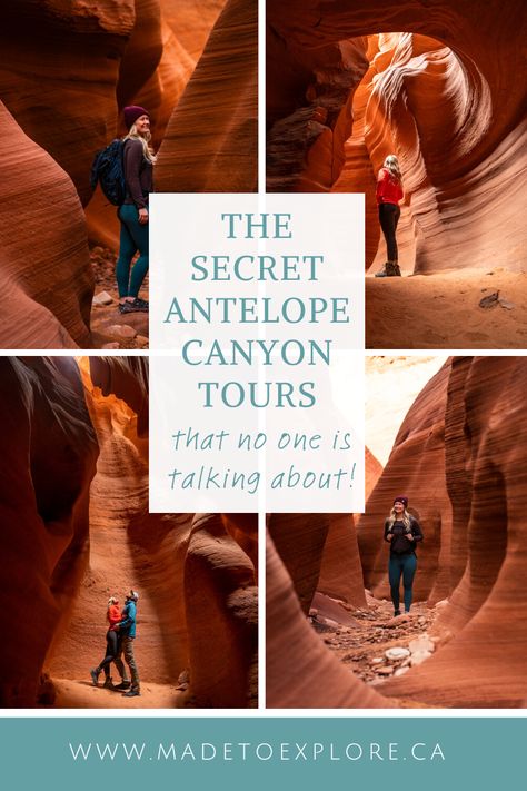 The Secret Antelope Canyon Tour No One is Talking About! Keep reading for two incredible options for seeing Antelope Canyon in Page Arizona without the crowds or a tour to Upper or Lower Antelope Canyon! This blog post covers one tour option, Antelope Canyon X, and one free self guided kayak tour via Lake Powell! #antelopecanyon #travelarizona #madetoexplore Antelope Canyon Tours, Antelope Canyon Poses, Antelope Canyon Outfit, National Geographic Cover, Upper Antelope Canyon, Utah Trip, Antelope Canyon Arizona, Arizona Trip, Vacay Ideas