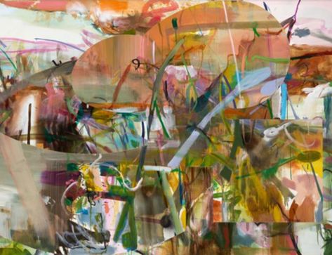 Oehlen Albert, Albert Oehlen, Gagosian Gallery, Breaking The Rules, Abstract Landscapes, Puzzle Set, Watercolor Canvas, Art Architecture, Architecture And Design