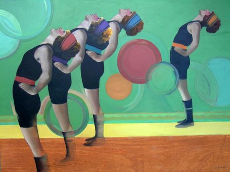 Jacqueline, Backstretching, 30x40", oil on panel. http://www.jacquelineosborn.com/ Jacqueline Osborn, British American, Fashion Illustrator, British Artist, Art School, 20 Years, Painter, Illustration Art, Art Collection