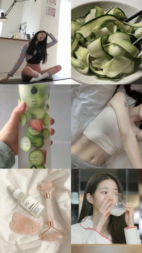 Glow Up Collage, Wonyoung Food, Wonyoungism Aesthetic Pictures, Healthy Vision Board Pictures, Wonyoungnism Motivation, Wonyoungism Food, Wonyoungism Diet, White Wonyoungism, 2013 Aesthetic