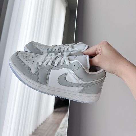 Our best seller this month was 👇🏼 Wolf Grey Jordan 1 Lows 🐺 ❓Guess how many pairs of these we have sold in June (correct guess will get $5 sent to their venmo) 🚨 Sizes available right now: 6.5 women’s 7 women’s 8.5 women’s **if you are looking for a size we don’t have, comment what size you are looking for** 100% authentic sneakers 💯 LINK IN BIO TO SHOP NOW 🔗 #sneakers #smallbusiness #shoes #coolshoes #smallbusinessowner #sneakerheads #womensneakers #springsneakers #springfashion #s... Wolf Grey Jordans, Jordan 1 Lows, Grey Jordans, Jordan Low, Spring Sneakers, Sneaker Head, Best Seller, Jordan 1, How Many