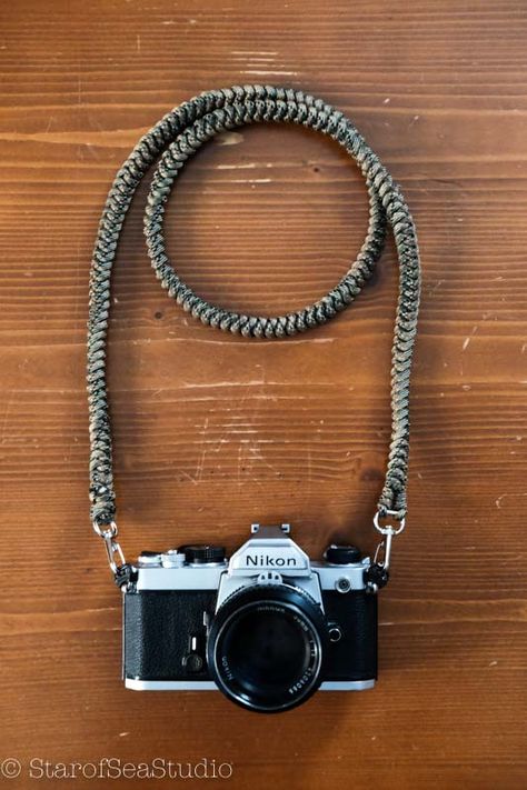 Handcrafted. Made in USA. Military-grade paracord. 38-inch camera strap. Durable. UV-Resistant. Various colors available. 📸 Camera Neck Strap, Usa Military, Camera Straps, Camera Strap, Shop Products, Military Grade, Neck Strap, Paracord, Camo