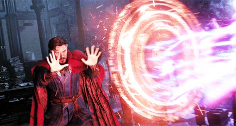 Doctor Strange Portal Gif, Eldritch Magic, Doctor Strange Powers, Power Visuals, Epic Gif, Doctor Strange Multiverse Of Madness, Magic Gif, Spell Circle, Wild Magic