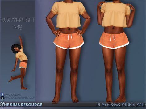 The Sims Resource - BodyPreset N18 Sims 4 Cc All Ages, Black Simmers Sims 4, Sims 4 Child Body Preset Cc, Sims 4 Cc Clothes Professional, Sims 4 Toddler Body Preset, Sims 4 Kids Body Preset, Sims 4 Kids Body Presets Cc, Sims 4 Pre Teen Body Preset, Sims 4 Cc Child Body Preset