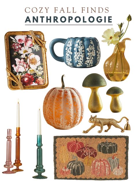 Anthro Fall Decor, Fall Maximalist Decor, Jewel Tone Fall Decor, Anthropologie Fall Decor, Anthropologie Thanksgiving, Colorful Fall Decor, Jewel Tone Home Decor, Anthropologie Aesthetic, Anthropologie Vibes