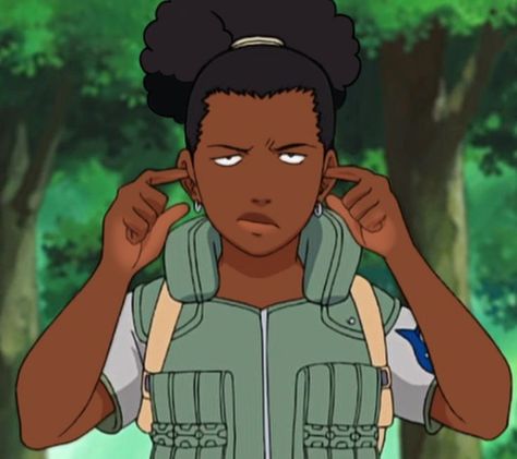 Black Shikamaru, Black Naruto Characters, Anime Black People, Black Naruto, Blasian Anime, Blk Edits, Black Brothers, Poc Edits, Black Edits