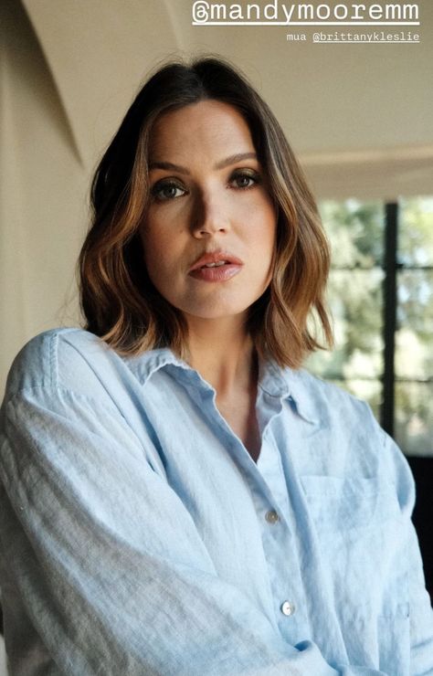 Mandy Moore Bob Haircut, Mandy Moore Bob, Mandy Moore Short Hair, Mandy Moore Hair, Chasing Liberty, Beauty Boss, Mandy Moore, Bobs Haircuts, Hair Ideas