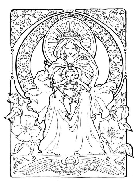 Train Coloring Pages, Catholic Crafts, Drawing Paper, Christmas Rose, Child Jesus, Felt Tip, Personalised Christmas Cards, Catholic Art, Coloring Book Pages