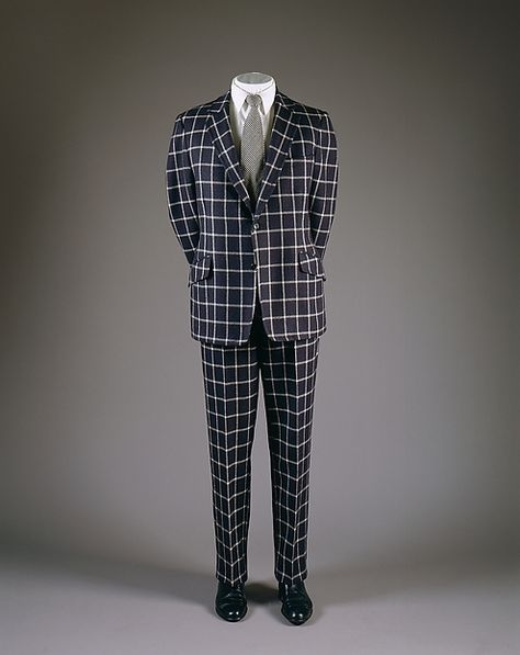 Bill Blass | Suit | American | The Met Research Notebook, Mens Tailoring, 1960s Costume, Male Suit, Duchess Of Windsor, 1960 Fashion, Dandy Style, King Lear, Museum Fashion