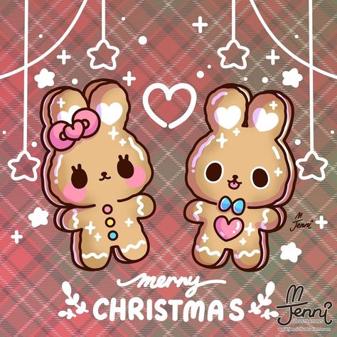 Merry Christmas Drawing, Gingerbread House Ideas, Christmas Drawings, The Best Dessert, Christmas Bunny, Cute Easy Doodles, Christmas Wallpaper Backgrounds, Kawaii Shirts, Kawaii Christmas