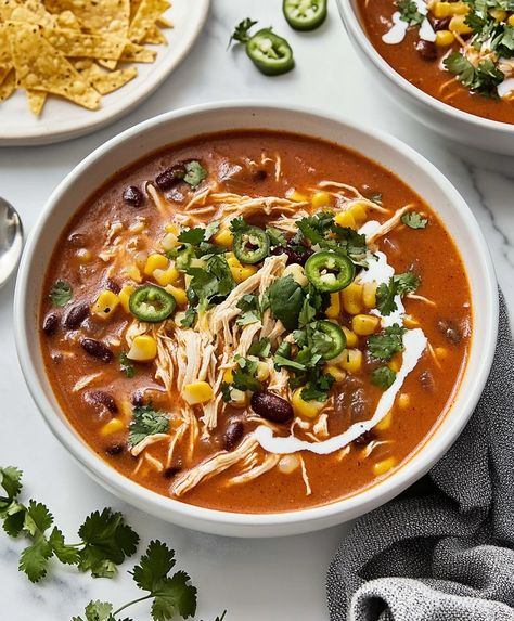 Chicken Enchilada Soup Recipe Korean Beef Bowl Recipe, Best Baked Mac And Cheese Recipe, Beef Bowl Recipe, Chicken Enchilada Soup Recipes, Enchilada Soup Recipe, Recipe With Ground Beef, Korean Beef Bowl, Beef Bowl, Baked Mac And Cheese Recipe