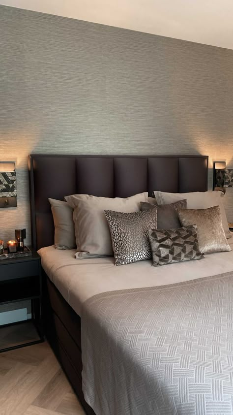 Taupe Bedroom, Parents Bedroom, Luxe Bedroom, Hotel Chic, Luxury Bedroom Decor, Bedroom Interior Design Luxury, Sleeping Room, Brown Bedroom, Bedroom Hotel