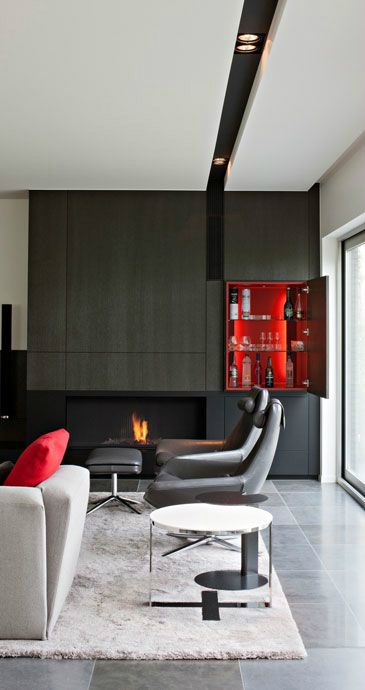 Fireplace Styles: 100+ Ideas You Can Use Today | Decoholic Cove Lighting Design, Fireplace Styles, Credenza Design, Ceiling Plan, House Ceiling Design, Ceiling Design Modern, Interior Minimalista, False Ceiling Design, Interior Modern