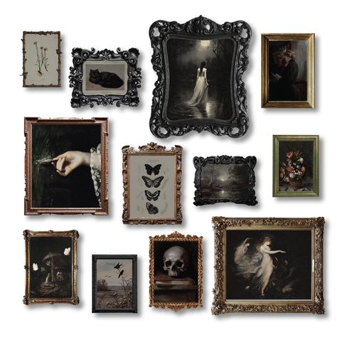 PRICES MAY VARY. Mystique Dark Academia Room Decor Set: Transform your space into a haven of scholarly elegance and mysterious charm with our Dark Academia Room Decor Collection. This set is your gateway to an ambiance filled with dark academia wall decor, gothic home decor, and the unique allure of witchy decor aesthetics. Set Includes: Dive into a curated assortment of Dark Academia Posters, and Halloween Decor, alongside Gothic Wall Decor and Goth Decor pieces with 3 pcs 8x10 inch, 4 pcs 5x7 Black Wall Accessories, Dark Living Room Wall Art, Small Decorations For Bedroom, Professional Halloween Decorations, Dark Fantasy Home Decor, Thrifted Gothic Decor, Bohemian Pictures Wall Art, Art Covered Walls, Tim Burton Office Decor