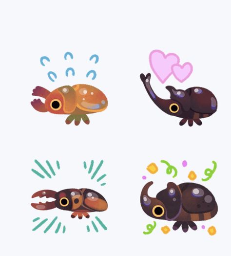 Rhino Beetle Character Design, Bug Icon, Rhino Beetle Drawing, Rhinosaurus Beetle, Stag Beetle Illustration, Cute Bug Illustration, Cute Beetle, Cute Beetle Drawing, Bug Character