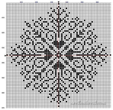 Snow Flake Cross Stitch Pattern, Biscornu Patterns Free, Cross Stitch Designs Free, Bauble Designs, Snowflake Cross Stitch Pattern, Large Cross Stitch Patterns, Snowflake Cross Stitch, Snowflakes Pattern, Cross Stitch Freebies