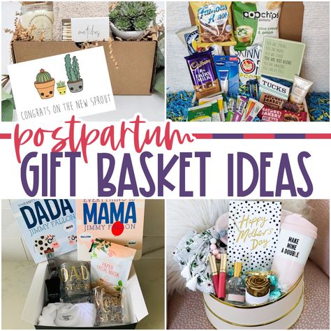 New Mom Kit Gift Baskets, Post Pardom Gift Basket, Postpartum Essentials Basket, New Mom Gift Basket After Birth Ideas, Mommy Post Partum Basket, Post Partum Basket For Mom, New Parent Gift Basket, Mom Basket After Baby, Gift Basket For New Parents