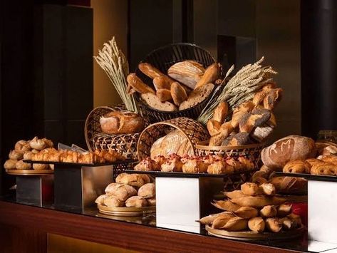 Breakfast Display, Thanksgiving Church Decorations, Pastry Buffet, Pastries Buffet, Bakery Poster, Buffet Displays, Hotel Breakfast Buffet, Luxury Palace, Buffet Stations