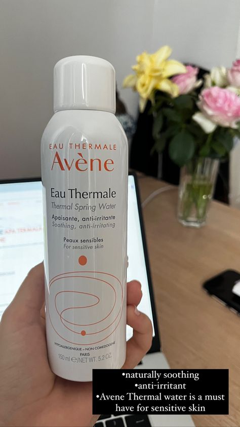 Avene Eau Thermale Water, Avene Aesthetic, Avene Thermal Water, Avene Thermal Spring Water, Thermal Spring, Spring Water, Birthday Wishlist, Face Skin Care, Face Skin