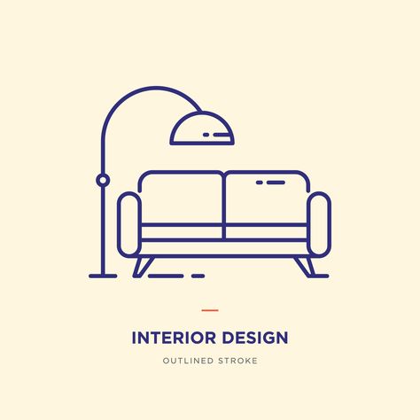 Interior Design Icon Logo, Couch Logo Design, Couch Logo, Interior Design Icon, Interior Design Logo Inspiration, Identity Card Design, Interior Design Portfolio Layout, Logo Design Inspiration Creative, Decor Logo