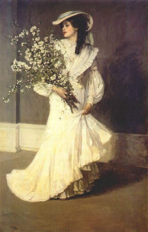 Gallery.ru / Фото #170 - 123 - alena5587 John Lavery, Irish Painters, Victorian Paintings, Glasgow School Of Art, Historical Painting, Old Paintings, Victorian Art, Romantic Art, Ethereal Art