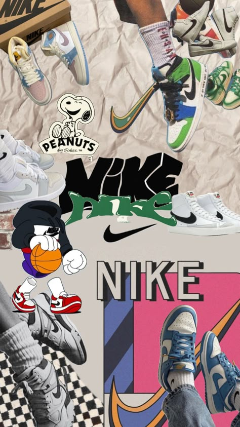 Streetwear Wallpaper, Nike Wallpaper Backgrounds, Nike Wallpaper Iphone, Nike Poster, Sneakers Wallpaper, Cool Nike Wallpapers, Graffiti Style Art, Graphic Poster Art, Nike Wallpaper