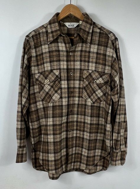 Flannel Men Aesthetic, Flannel Png, Earthy Goth, Flannel Aesthetic, Old Flannel, Brown Plaid Shirt, Tan Flannel, Fall Thrift, Outsiders Greasers