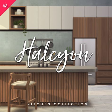 The Halcyon Kitchen Collection | Harrie on Patreon High Headboard Beds, Sims 4 Kitchen, Sims 4 Mm Cc, Sims 4 Mm, Sims 4 Cc Packs, Sims 4 Cc Furniture, Sims 4 Collections, Sims 4 Build, Sims 4 Game