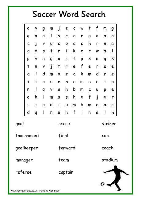 Soccer word search Soccer Word Search, Soccer Math, Football Word Search, Soccer Crafts, Football Activity, Soccer Birthday Parties, Soccer Birthday, Soccer Party, Word Searches