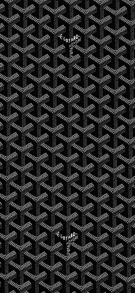 Fashion Walpapper, Goyard Wallpapers Iphone, Goyard Wallpapers, Goyard Print, Goyard Pattern, Hypebeast Wallpaper Iphone, Black Goyard, Goyard Monogram, Hypebeast Iphone Wallpaper