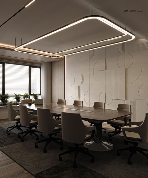 Executive Meeting Room, Conference Room Design Modern, Director Office Interior, Small Meeting Room Design, Ceiling Design Office, Luxury Meeting Room, Conference Room Interior Design, Meeting Room Interior Design, Office Meeting Room Interior