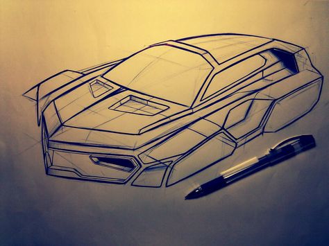 Futuristic Car Drawing.  http://Sketchannel.blogspot.com Futuristic Cars Design Drawing, Futuristic Car Drawing, Futuristic Drawings Sketch, Convertible Car Drawing, Future Car Drawing, Future Car Design, Car Design Drawing, Futuristic Car Design, Industrial Design Drawing