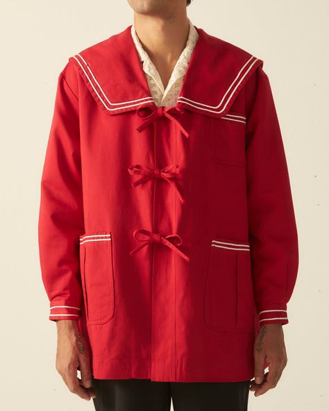 Sailor Coat, Sailor Suit, Sailor Fashion, New York Mens, Inspired Dress, Suit Fashion, Cut Shirts, Fall Wardrobe, Outerwear Women