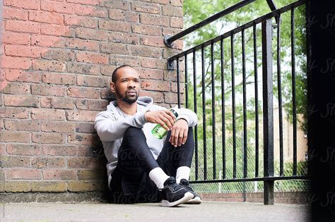 Person Sitting Against Wall, Sitting Against Wall Pose, Sitting Against Wall, Holding Water Bottle, Bottle Water, Person Sitting, Gesture Drawing, Poses Reference, People Sitting