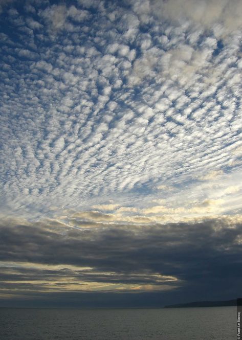 Altocumulus perlucidus (Ac pe) | International Cloud Atlas Cloud Names, Aircraft Images, High Clouds, Cloud Atlas, Earth Surface, Weather And Climate, The Sky, The Moon, The Sun