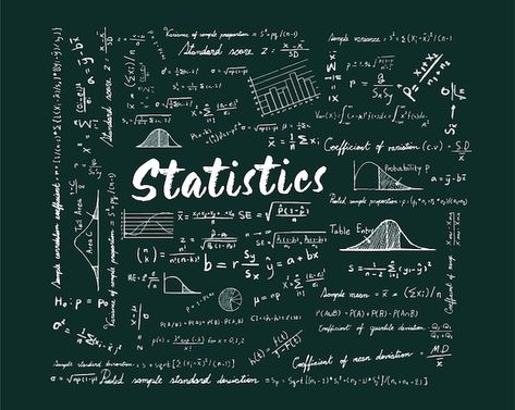 Vector statistics doodles and equations ... | Premium Vector #Freepik #vector Statistics Background, Statistics Aesthetic, Typographic Design, Background Banner, Equations, Statistics, Premium Vector, Graphic Resources, Doodles