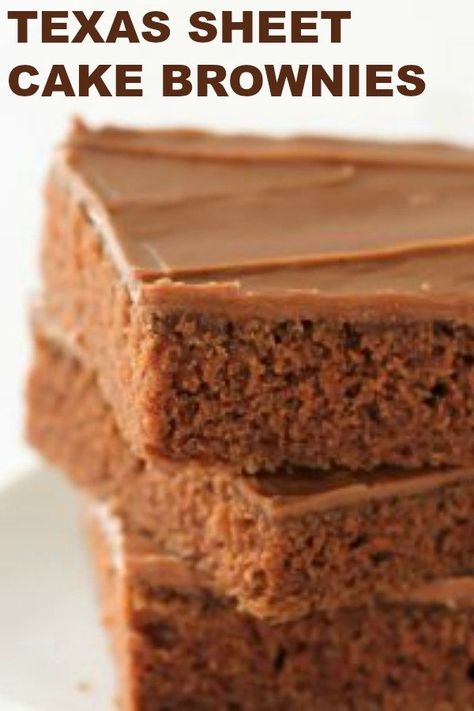 Texas Sheet Cake Brownies Recipe, Texas Sheet Cake Brownies, Cake Brownies Recipe, Sheet Cake Brownies, Cake Brownies, Texas Sheet, Six Sisters Stuff, Texas Sheet Cake, Six Sisters