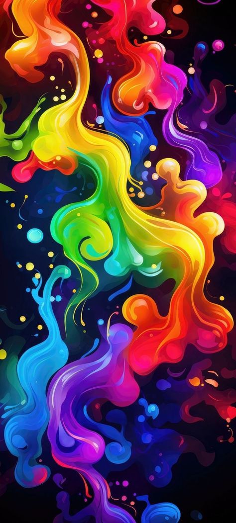 Trippy Rainbow Art, Trippy Rainbow, Unique Butterfly Tattoos, Illusions Art, Uhd Wallpaper, Awesome Wallpapers, Abdul Kalam, Optical Illusions Art, Trippy Wallpaper