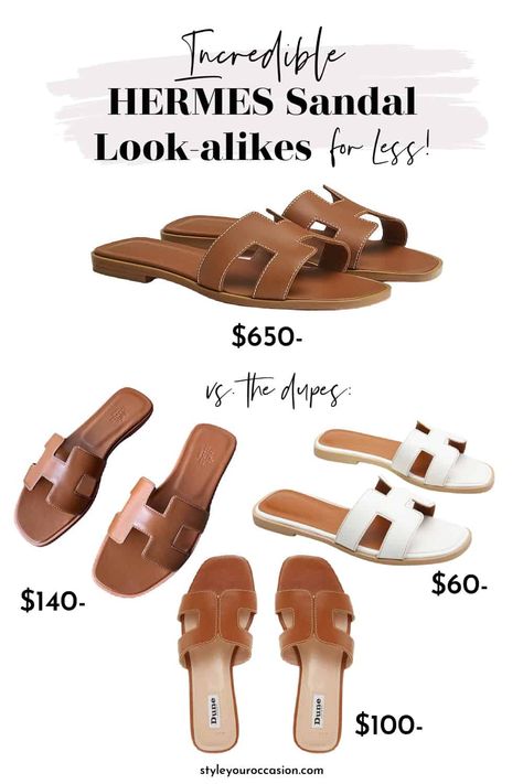 Old Money Sandals Woman, Hermes Sandal, Hermes Aesthetic, Girls High Heel Shoes, Fall Sandals, Classy Sandals, Beauty Planner, Work Sandals, Hermes Sandals