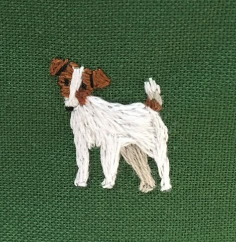 Embroidery Animal Patterns, Embroidery Dog, Horse Embroidery, Pocket Dog, Dog Embroidery Designs, Mini Embroidery, Dog Embroidery, Embroidered Dog, Free Motion Embroidery