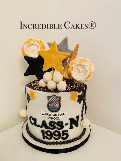 50th Class Reunion Cake Ideas, Class Reunion Cake Ideas, Class Reunion Cake, Jubilee Cake, Incredible Cakes, Magnetic Toys, Golden Jubilee, High School Reunion, School Reunion