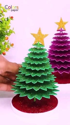 #diydecorideas #homedecorideasdiy #homedecorideas #homedecor #diyhomedecor #homedecorideaslivingroom #diydecor Diy Christmas Decorations Easy For Kids, Christmas Dye Ideas, Diy Paper Christmas Decorations Easy Craft Ideas, Christmas Tree Diy Make Your Own, How To Make Christmas Decorations, How To Make A Christmas Tree, Christmas Ideas 2024, Simple Christmas Crafts For Adults, Christmas Decor Ideas For Kids