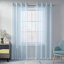 Purple Sheer Curtains, Blue Sheer Curtains, Girls Bedroom Curtains, Purple Curtains, Sheer Linen Curtains, Dining Room Windows, Dining Room Curtains, White Sheer Curtains, Purple Rooms