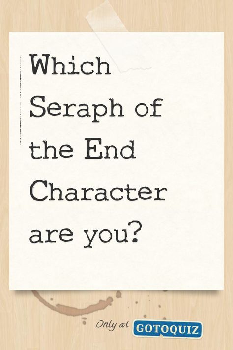 "Which Seraph of the End Character are you?" My result: Hiiragi Shinoa Mikaela Hyakuya Kinnie Bingo, Seraph Of The End Tattoo, Seraph Of The End Aesthetic, Yuichiro X Mikaela, Mikaela Aesthetic, The End Aesthetic, Seraph Of The End Shinoa, Seraph Of The End Manga, Anime Quiz