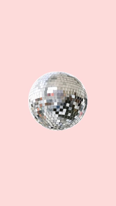 Pink Disco Ball Wallpaper, Disco Ball Wallpaper, Bola Disco, Ipad Decor, Phone Paper, Homecoming Inspo, Pink Disco Ball, Disco Aesthetic, School Vision Board