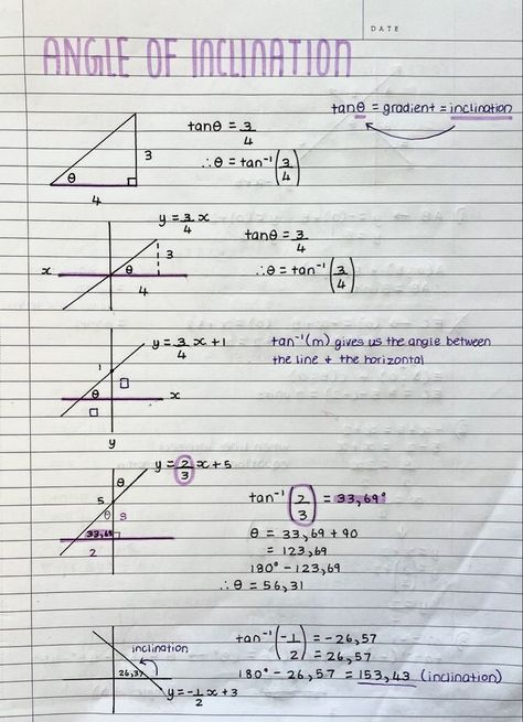 Aesthetic Algebra 1 Notes, Math Notes 6th Grade, Algebra Notes Aesthetic, 7th Grade Math Notes, Math Study Notes, Aesthetic Math, Math Aesthetic, Geometry Notes, Easy Notes