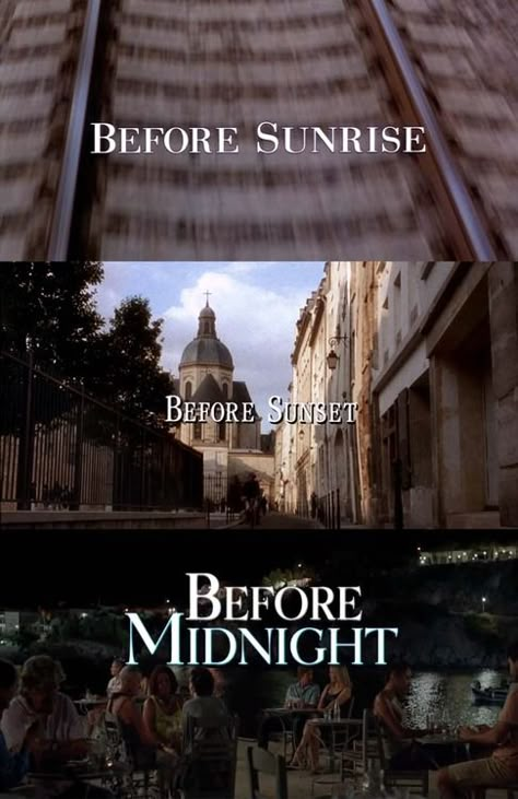 Best movie trilogy... ever. I've been hearing about these for a long time and finally got around to watching - just binged on all 3 in a row. I usually hate romantic movies but these are different. Brilliant writing. Before Sunset Wallpaper, Three Thousand Years Of Longing, Before Sunset Movie, Before Sunrise Trilogy, Before Trilogy, Movies Quotes, Xavier Dolan, France Gall, Claudia Cardinale