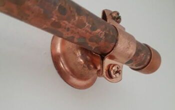 DIY Copper Curtain Rods That Wont Break The Bank | Hometalk Industrial Curtain Rods, Diy Curtain Rod Finials Ideas, Unique Curtain Rods, Copper Pipe Curtain Rod, Antique Curtain Rods, Curtain Rod Ideas Bedroom, Diy Curtain Rod Brackets, Unique Curtain Rod Ideas, Steampunk Curtains