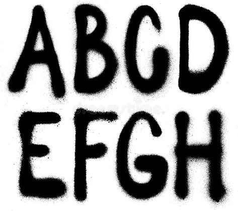 Graffiti spray paint font type (part 1) alphabet. Detailed graffiti spray paint , #AD, #paint, #font, #Graffiti, #spray, #type #ad Spray Paint Font, Free Graffiti Fonts, Cool Fonts Alphabet, Type Alphabet, Graffiti Spray Paint, Vector Alphabet, Paint Font, Comic Font, Cartoon Font