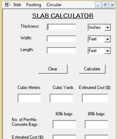 concrete_calculator Engineering Formulas, Kamsutra Book, Grade Of Concrete, Concrete Calculator, Columns Decor, Concrete Bags, Concrete Material, Concrete Foundation, Autocad Tutorial